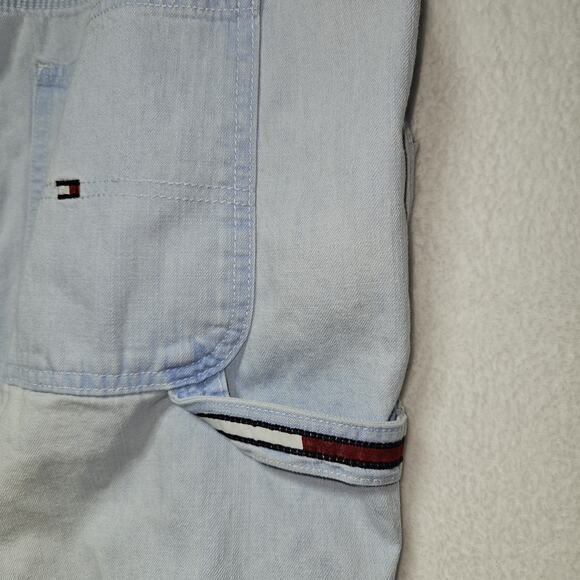 Vintage Y2K Tommy Hilfiger Jeans Womens Plus SZ 22 crop Baggy Skater Boxy - Picture 5 of 8